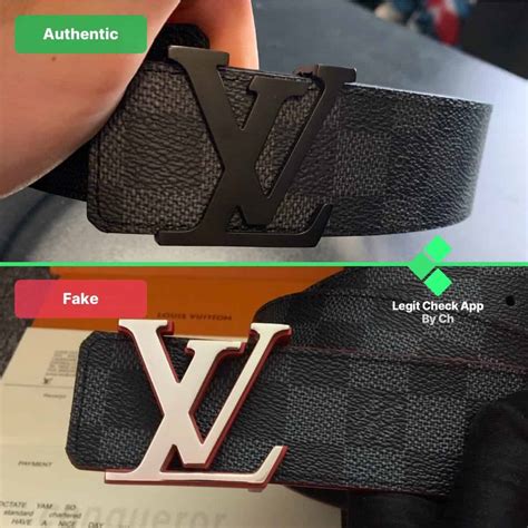 authentic louis vuitton belt vs fake|how to check if louis vuitton is real.